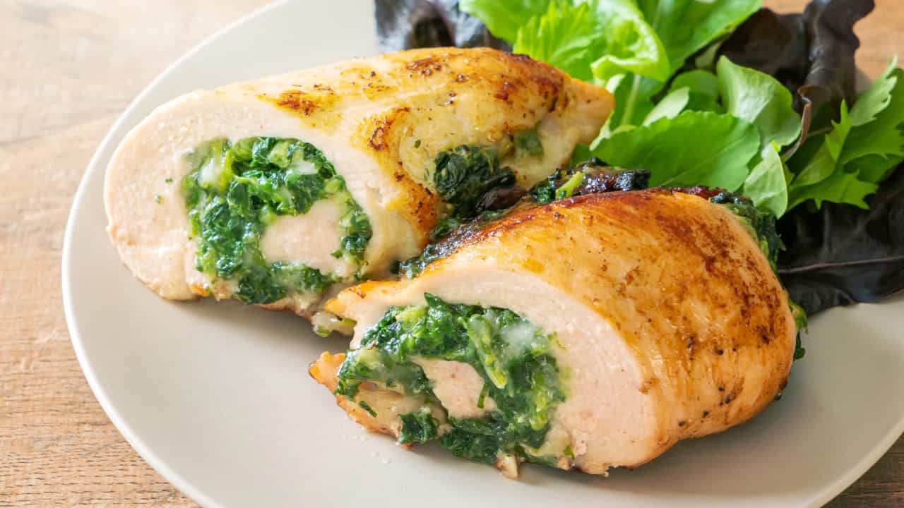 Spinach and Feta Stuffed Chicken Breast - American Liver Foundation