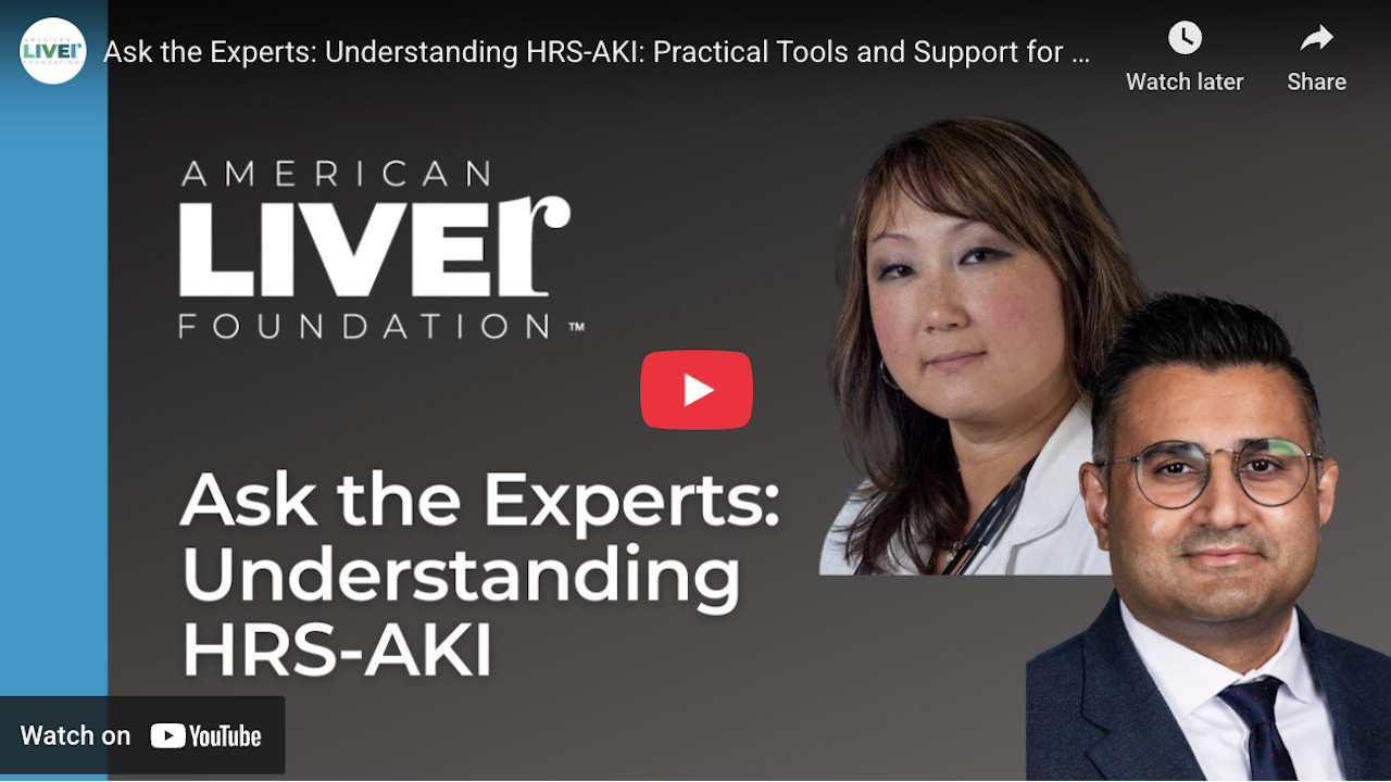 Ask the Experts: Understanding HRS-AKI: Practical Tools and Support for Patients and Caregivers